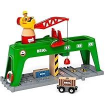 HOゲージ コンテナ 5個 とBRIO 大型 クレーン HOゲージ コンテナ 5個 とBRIO 大型 クレーン